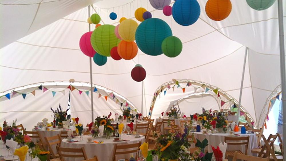 Mad Hatters Tea Party with Lanterns