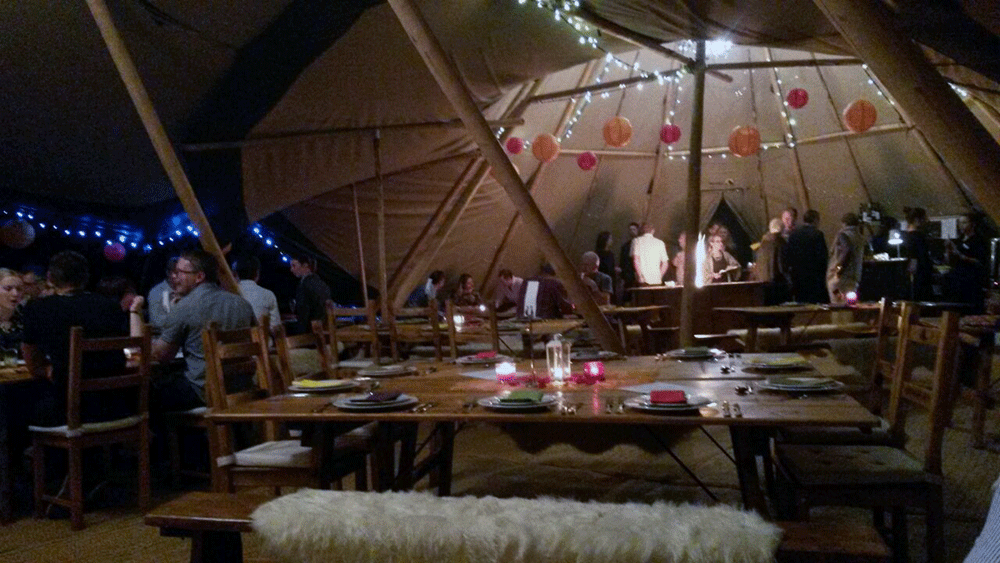 The Main Ingredients Pop-Up Tipi Restaurant at Jimmys Farm