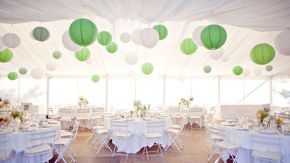 The Hanging Lantern Company features in Wedding