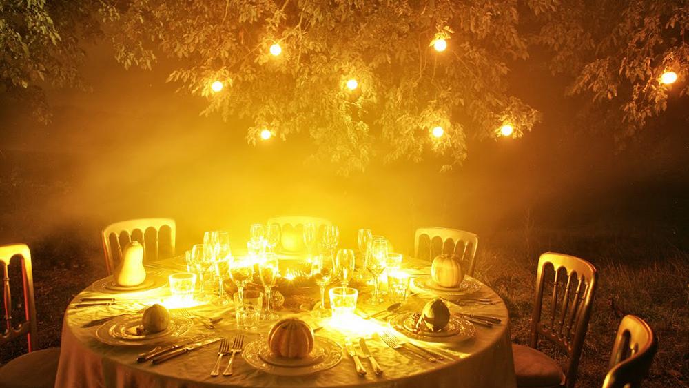 Buttonlites - Autumn table settings and Lanterns