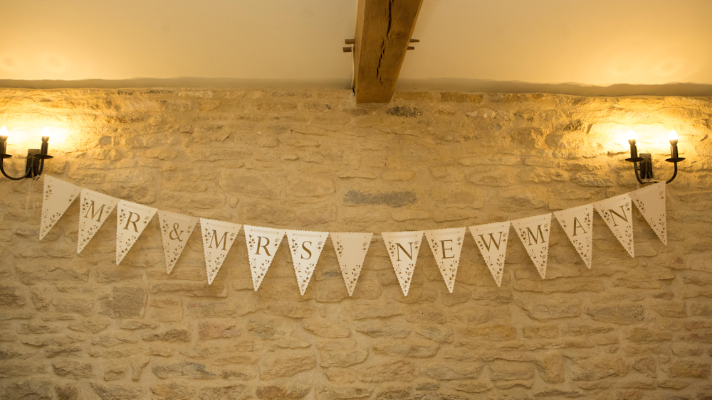 Sarah and Tim's Autumn Wedding at Kingscote Barn