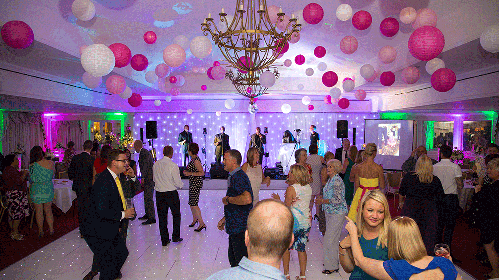 Mother of The Bride Hangs 90 Paper Lanterns