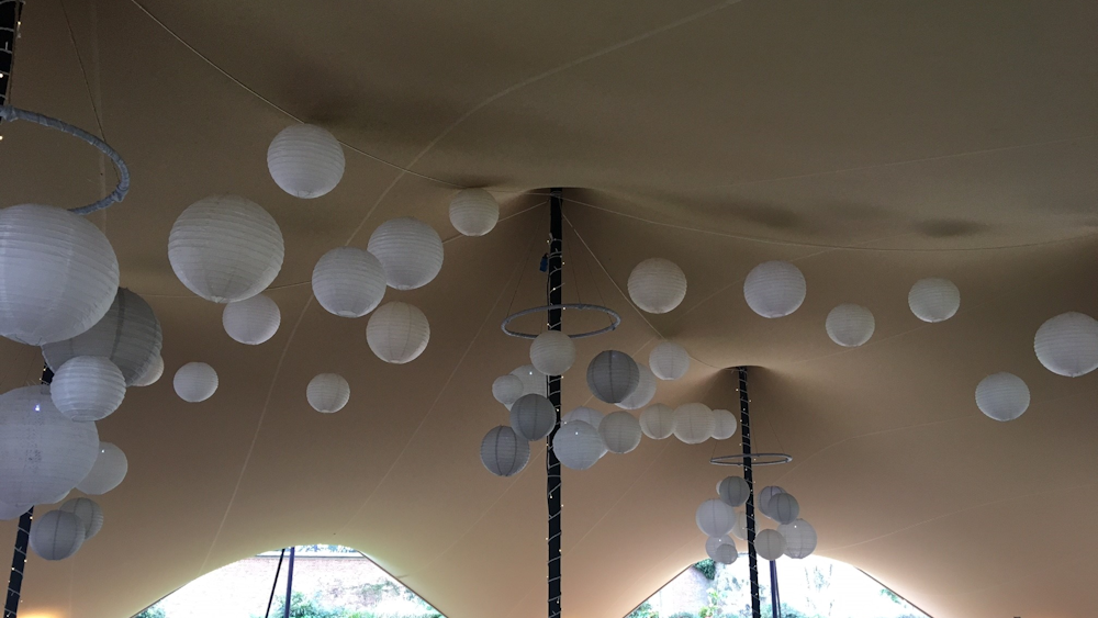 Holkham Hall White and Dove Lanterns