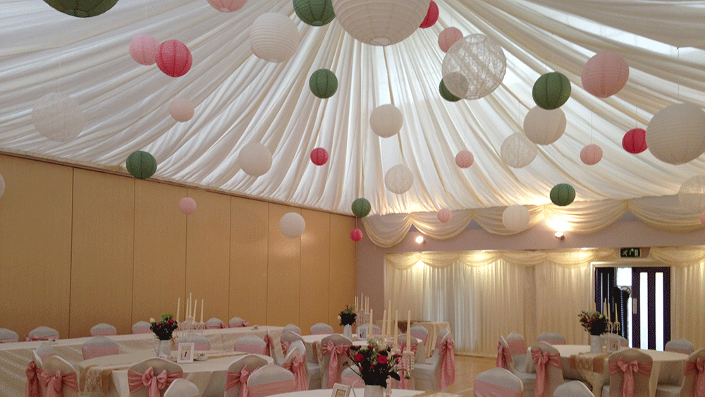 Leisure Centre Transformed using Paper Lanterns