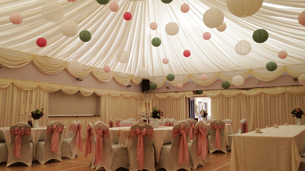 Leisure Centre Transformed using Paper Lanterns