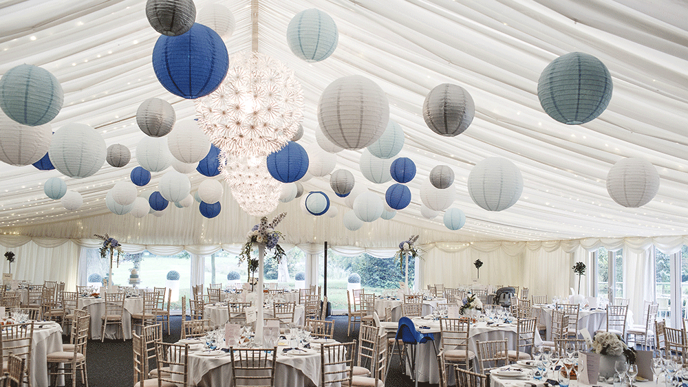 paper hanging lanterns for weddings