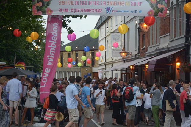 Our outdoor lanterns brighten Wimbledon during the tennis