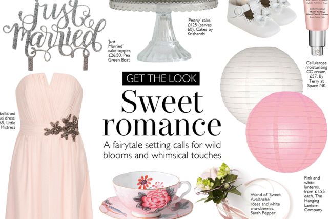 Hanging Lanterns in Wedding Flowers Magazine