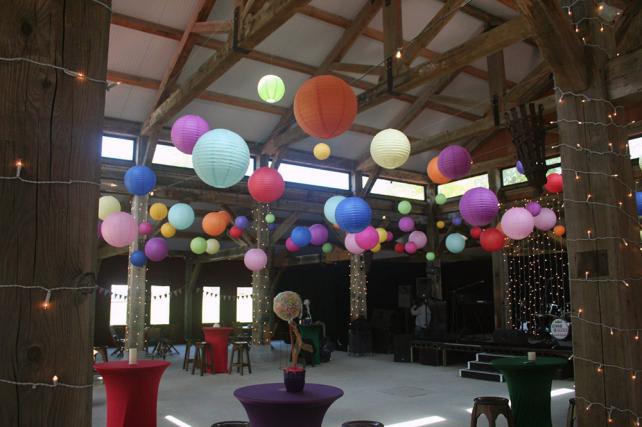 Coloured Party Lanterns