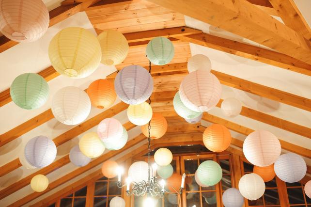 Pretty pastel lanterns