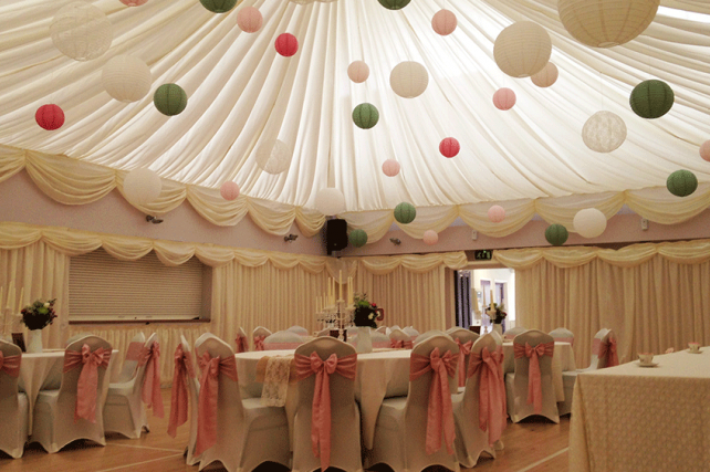 Leisure Centre Transformed using Paper Lanterns